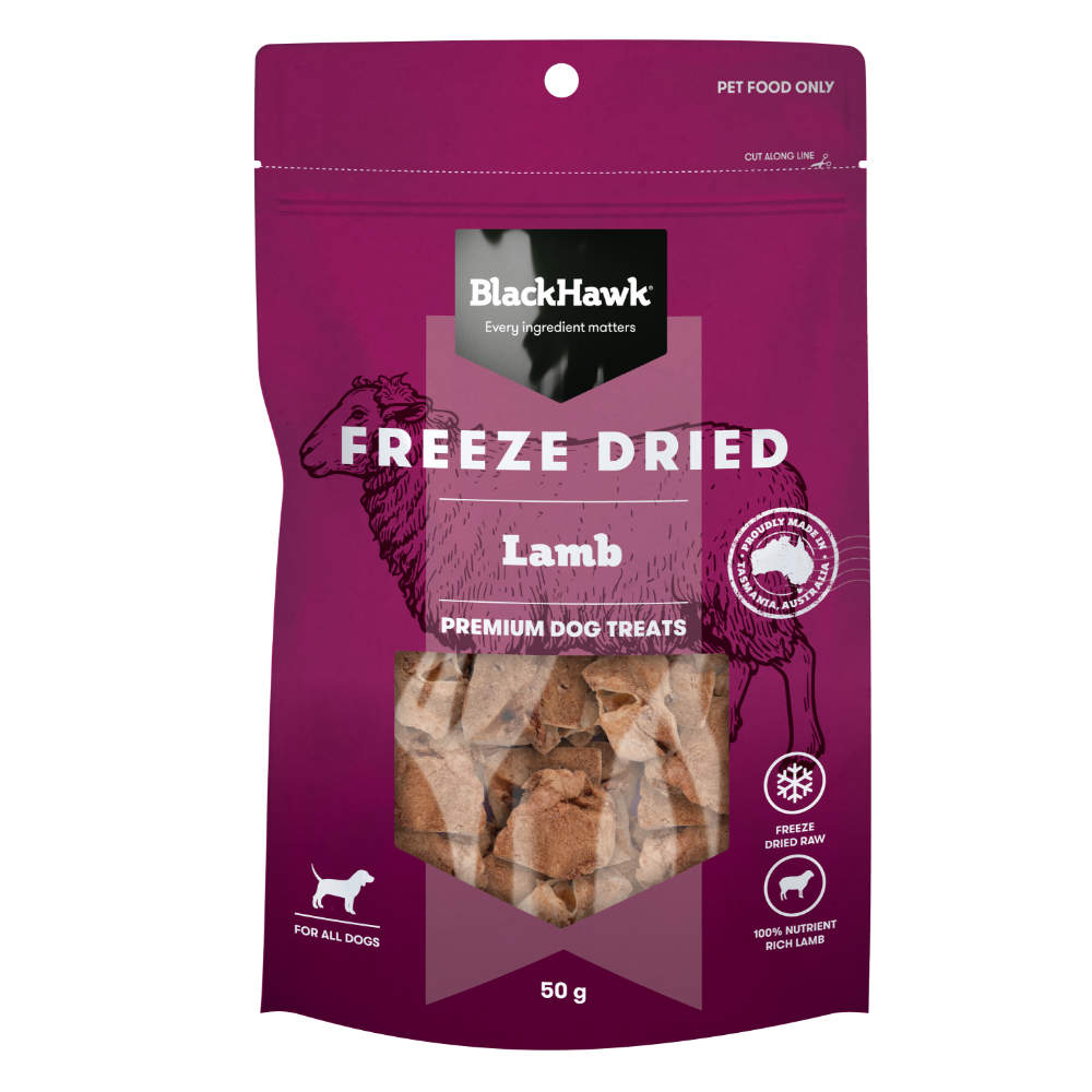 Black Hawk Freeze Dried Lamb Treats 50g