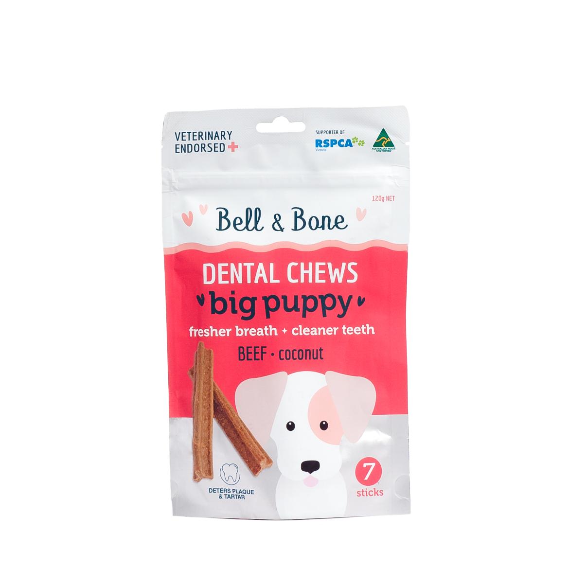 Bell & Bone Puppy Beef Dental Chews