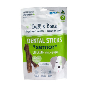 Bell & Bone Seniors Dental Chicken Sticks