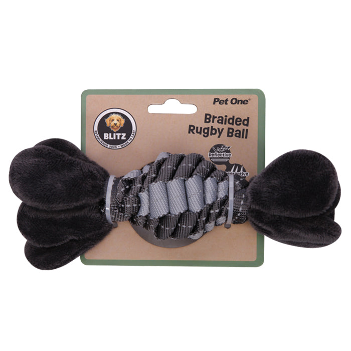 Pet One Blitz Braided Rugby Ball