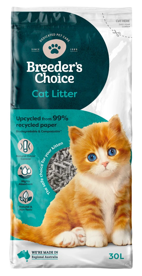 Breeders Choice 30L Cat Litter
