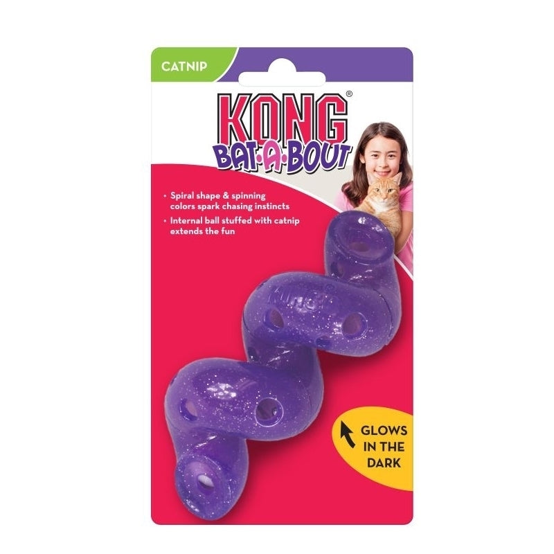 KONG Bat-A-Bout Spiral Cat Toy - RSPCA VIC