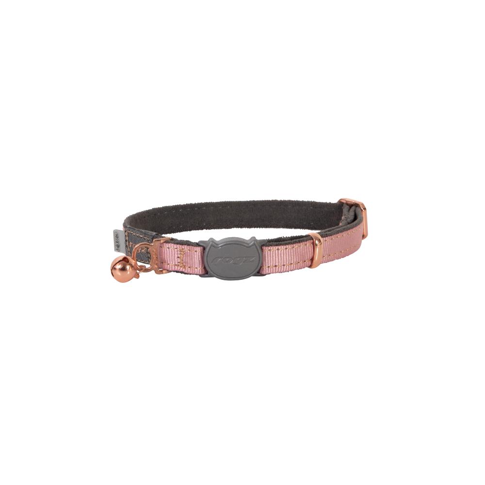 Rogz Urbancat Safety Release Cat Collar Pink Blush - RSPCA VIC