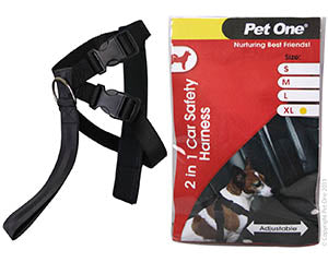 Pet One Two-in-One Car Safety Harness