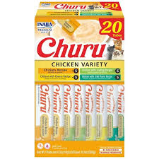 Inaba Churu Puree Cat Treat Chicken Varieties 20pk