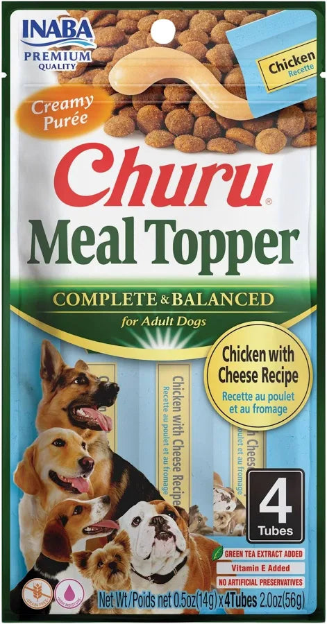 Inaba Dog Churu Meal Topper Chicken 56g 4pk