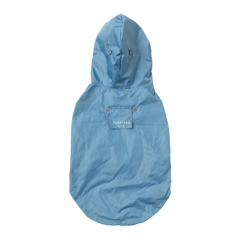 Fuzzyard Life Raincoat For Dogs French Blue - RSPCA VIC