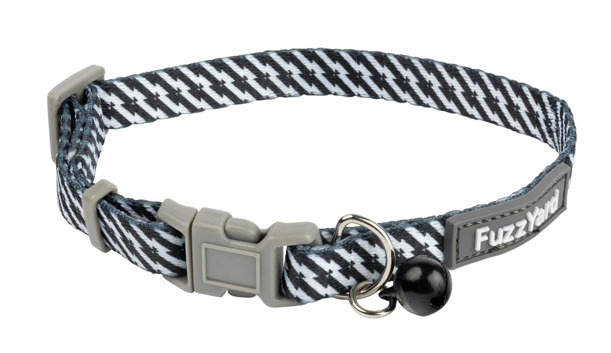 Fuzzyard Cat Collar Tabbytooth Black & White - RSPCA VIC
