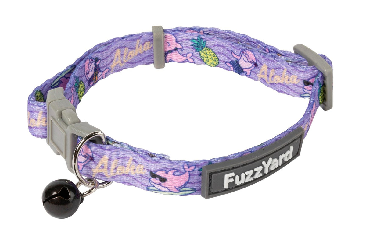 Fuzzyard Cat Collar Aloha Dolphins - RSPCA VIC