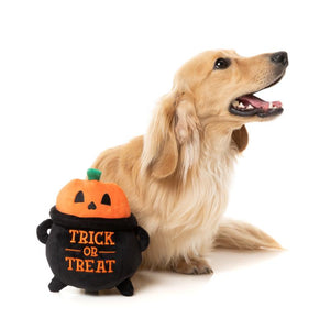 FuzzYard Trick Or Treat Cauldron - Dog Toy