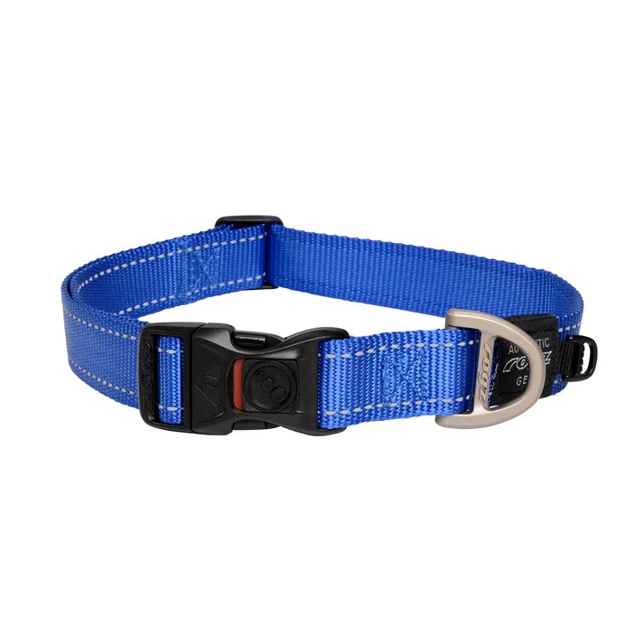 Rogz Utility Classic Dog Collar Blue