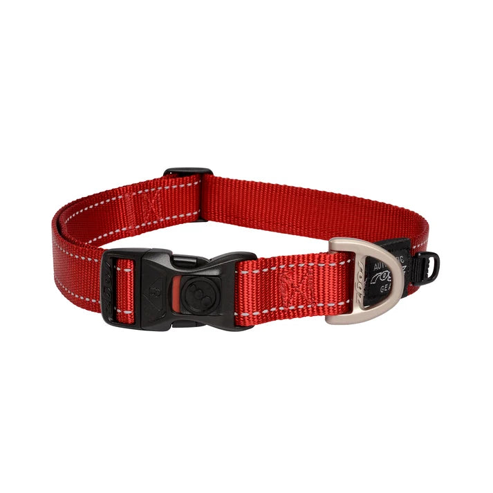 Rogz Utility Classic Dog Collar Red