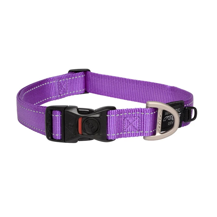 Rogz Utility Classic Dog Collar Purple