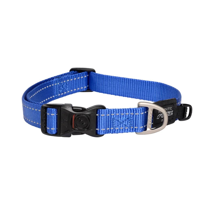 Rogz Utility Classic Dog Collar Blue