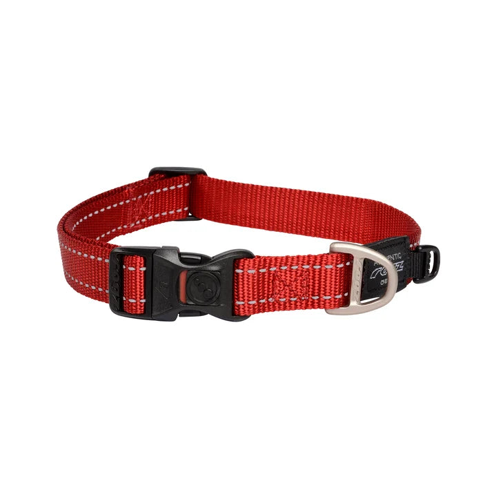 Rogz Utility Classic Dog Collar Red