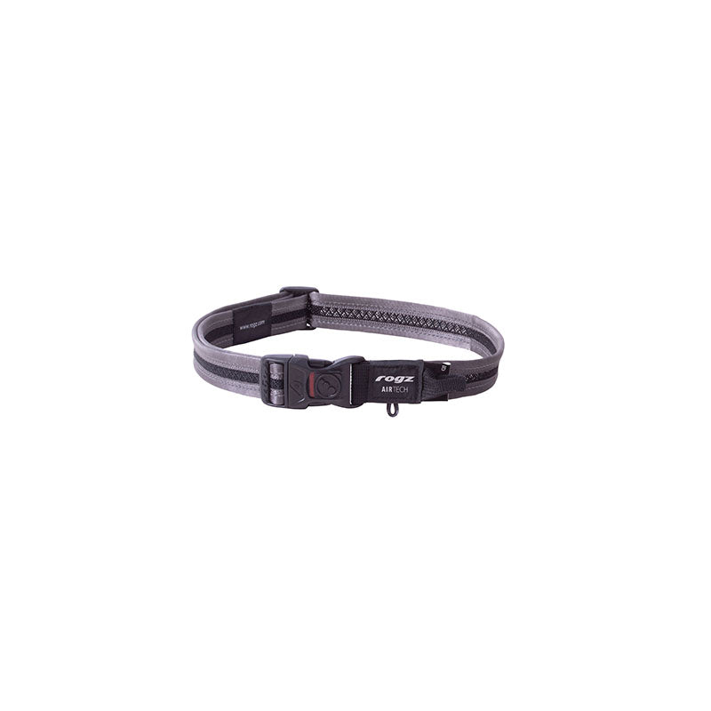 Rogz AirTech Classic Collar Platinum Grey