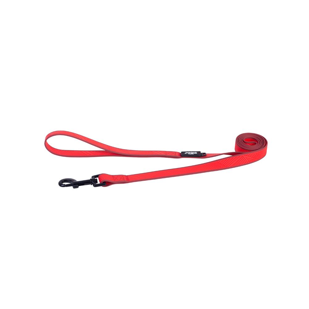 Rogz Amphibian Classic Dog Lead Red - RSPCA VIC