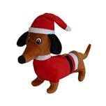 K9 Homes Christmas Dachshund with Hat