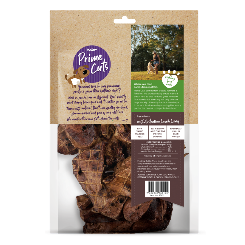 Kazoo Prime Cuts Lamb Lung Crisp 150g