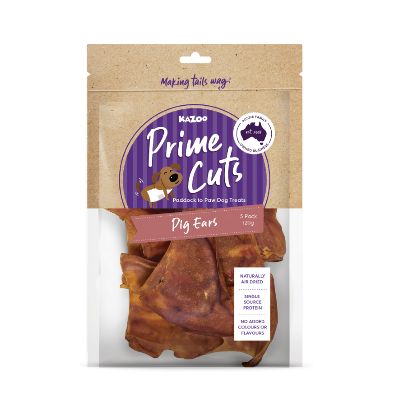 Kazoo Prime Cuts Pigs Ear 5pk