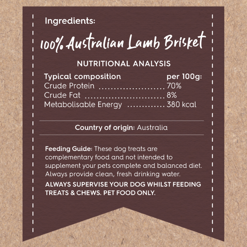 Kazoo Prime Cuts Aussie Lamb Brisket Crumble 500g
