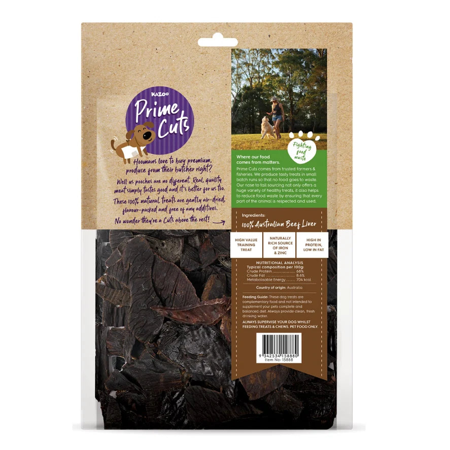 Kazoo Prime Cuts Beef Liver Chips