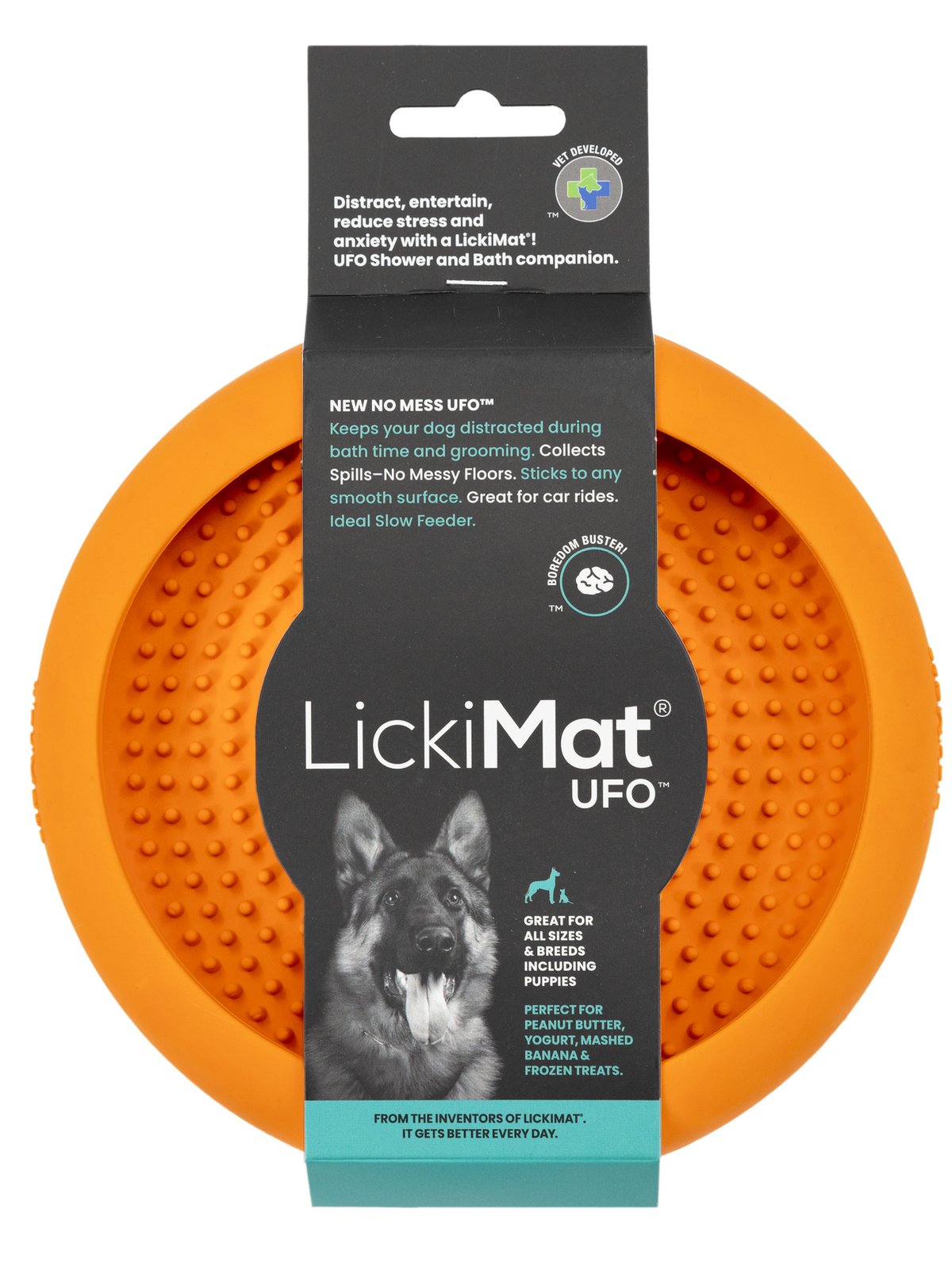 Lickimat UFO Anti-Anxiety Licking Slow Down Bowl - RSPCA VIC