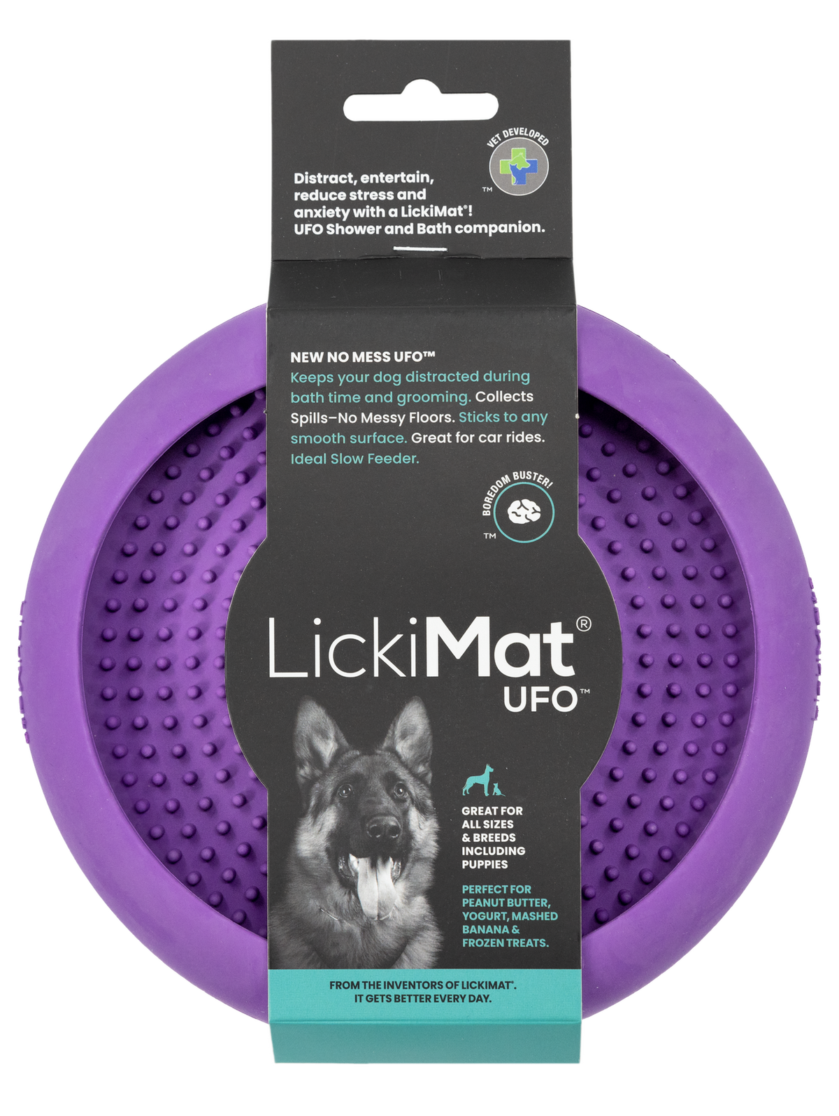 Lickimat UFO Anti-Anxiety Licking Slow Down Bowl - RSPCA VIC