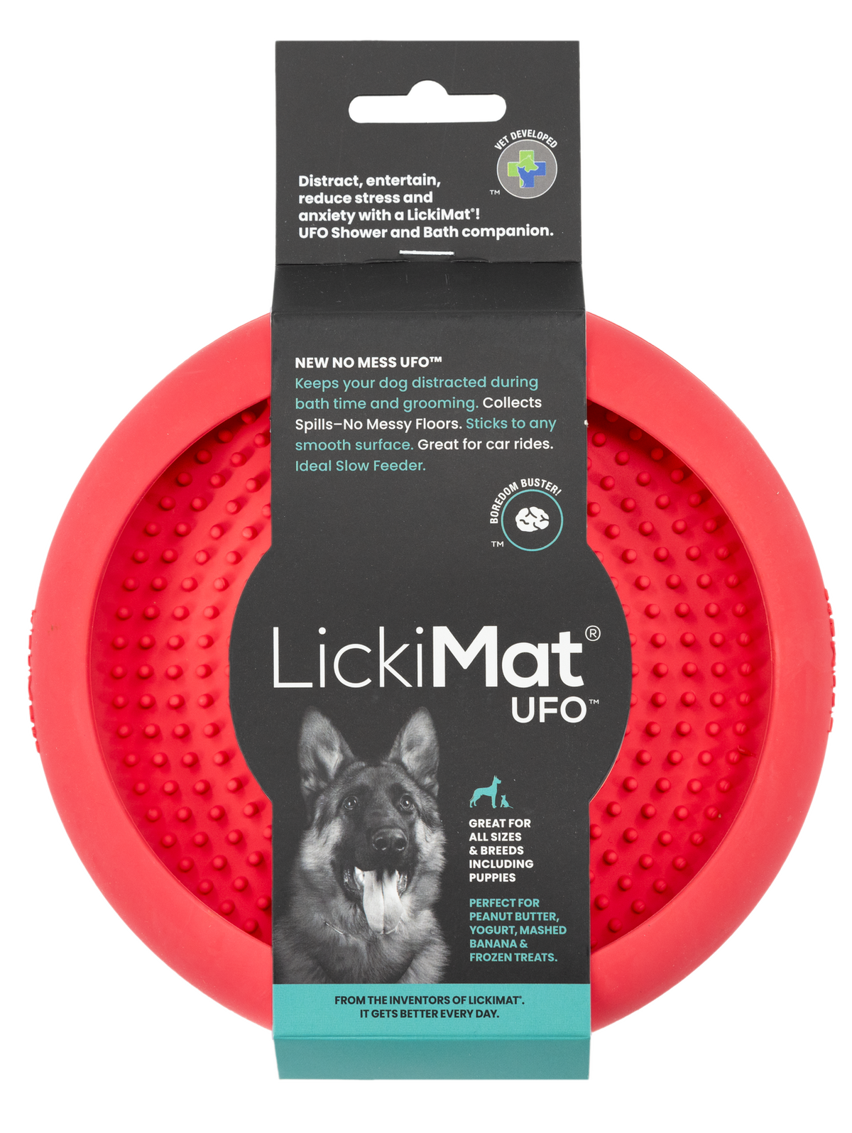 Lickimat UFO Anti-Anxiety Licking Slow Down Bowl - RSPCA VIC