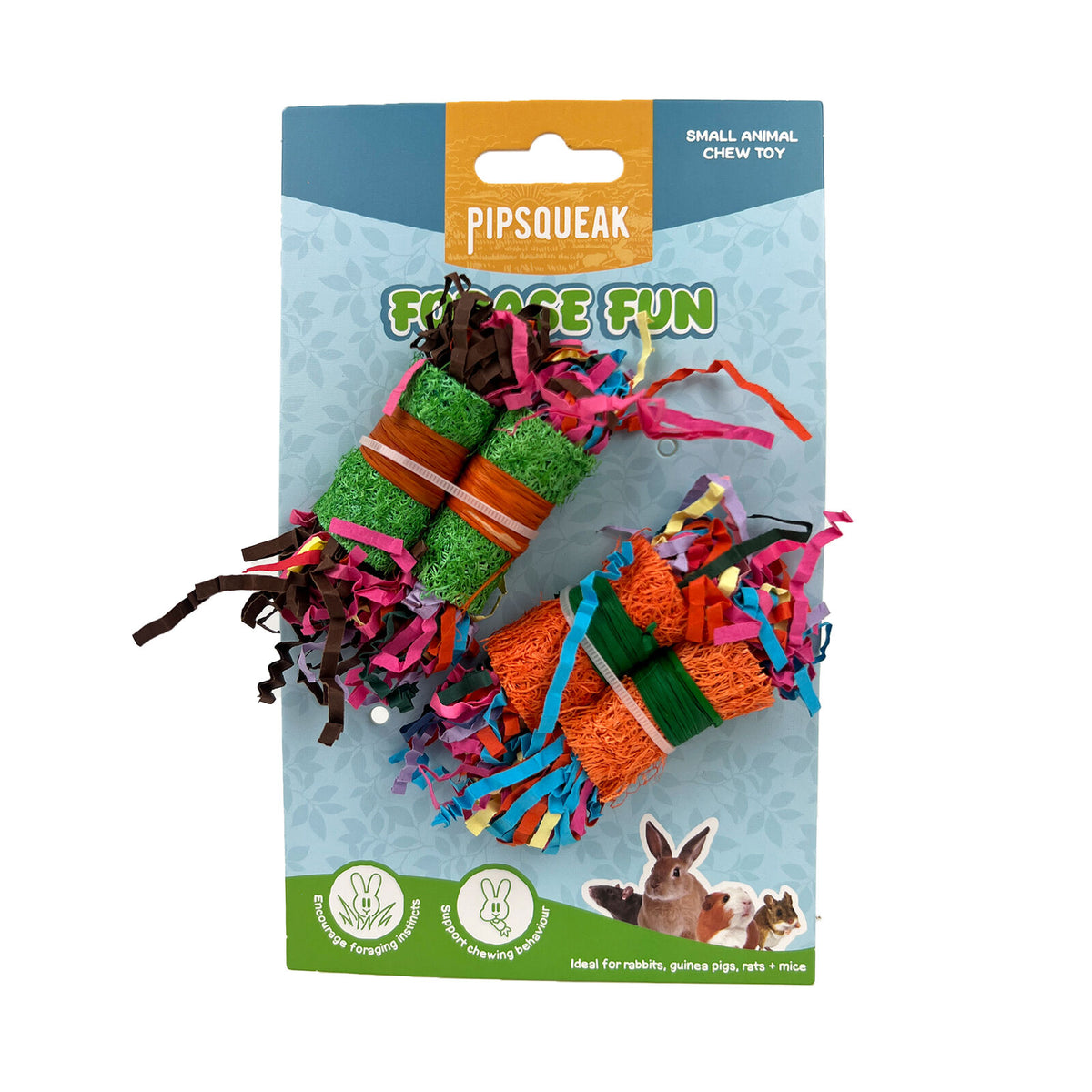 Pipsqueak Small Animal Chew Loofah Lollies