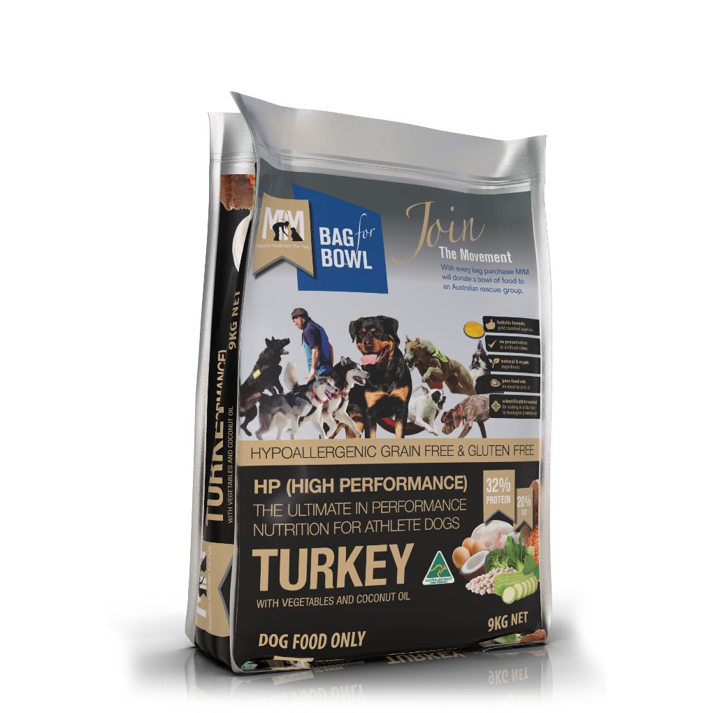 Meals for Mutts High Performance Grain & Gluten Free Turkey Dog Food - RSPCA VIC