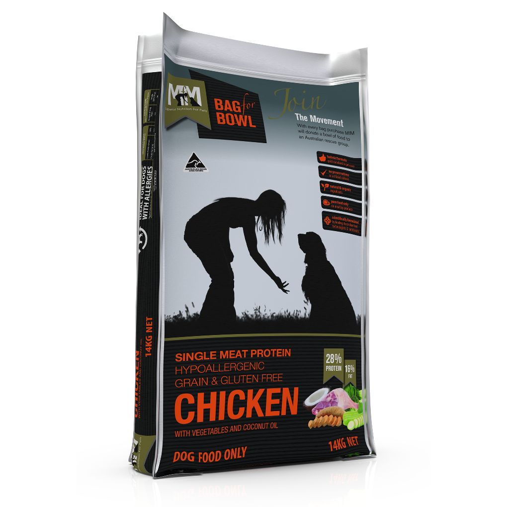 Meals for Mutts Single Protein Grain & Gluten Free Chicken Dog Food - RSPCA VIC