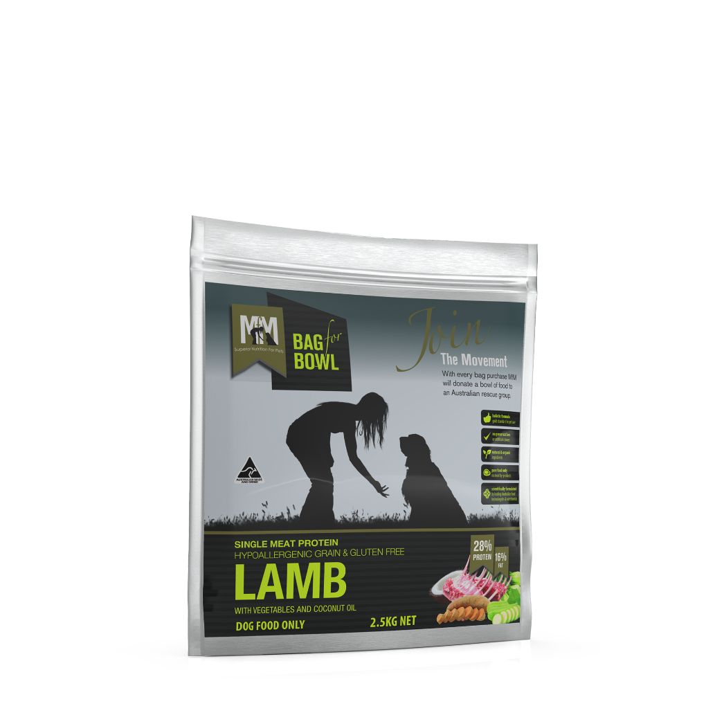 Meals for Mutts Single Protein Grain & Gluten Free Lamb Adult Dog Food - RSPCA VIC