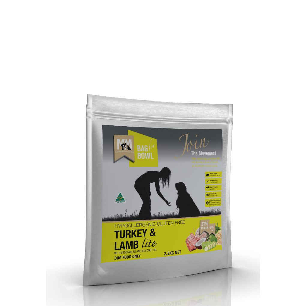 Meals for Mutts Gluten Free Turkey & Lamb Lite Dog Food - RSPCA VIC
