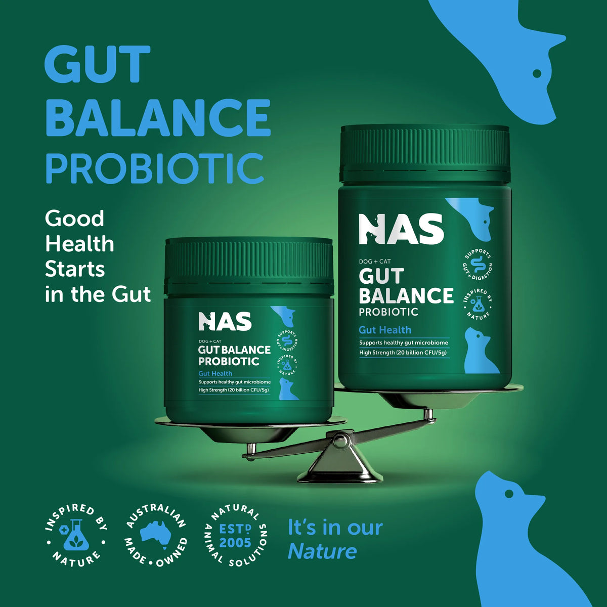 NAS Gut Balance Probiotic 80g