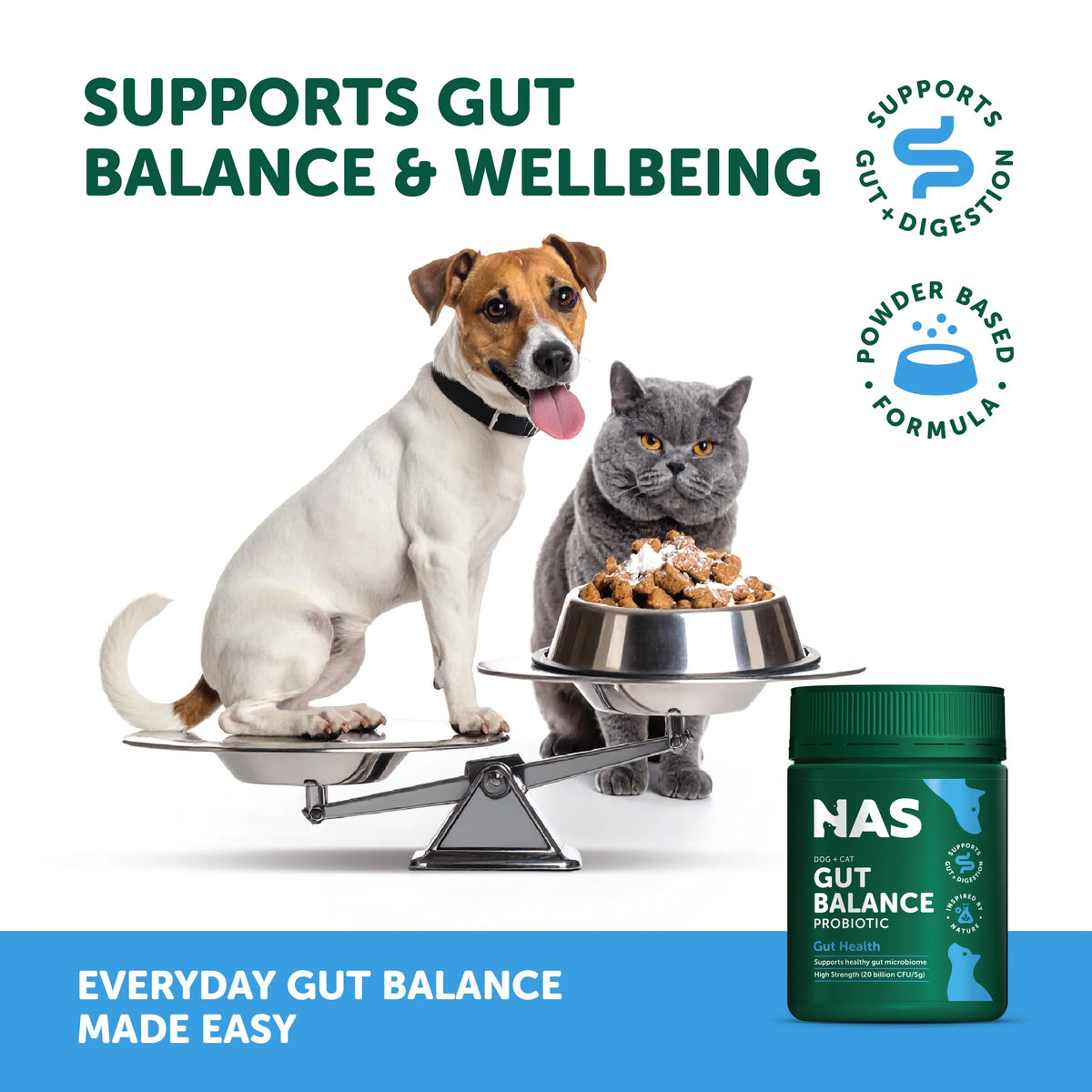 NAS Gut Balance Probiotic 80g