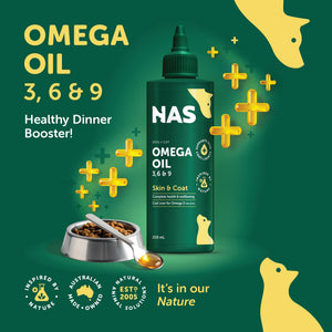 NAS Omega 3 6 & 9 Oil for Dogs & Cats 200ml