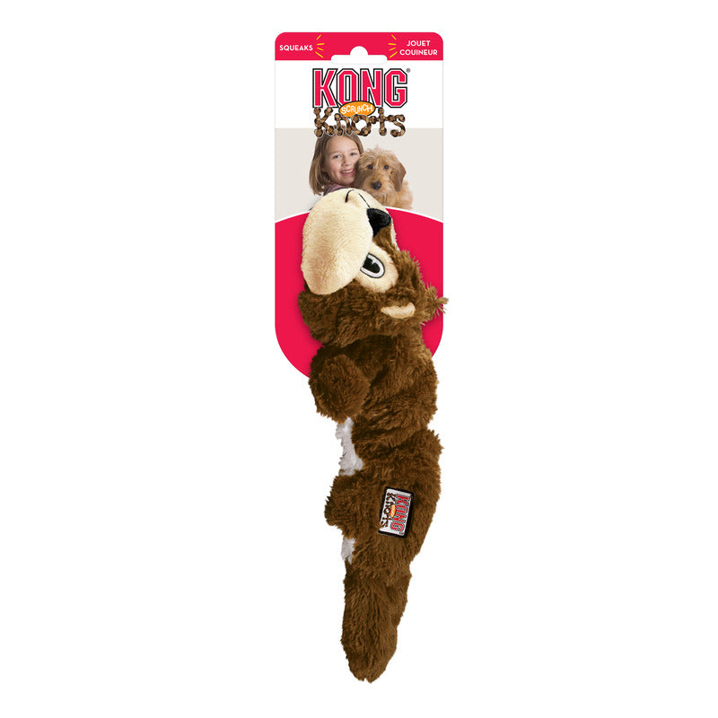 KONG Scrunch Knot Squirrel