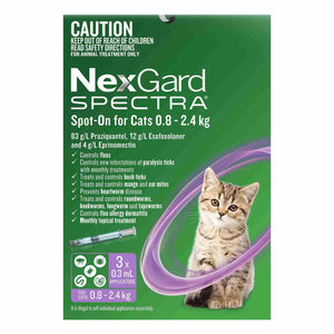 Nexgard Spectra Cat 0.8-2.4kg