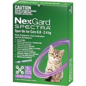Nexgard Spectra Cat 0.8-2.4kg