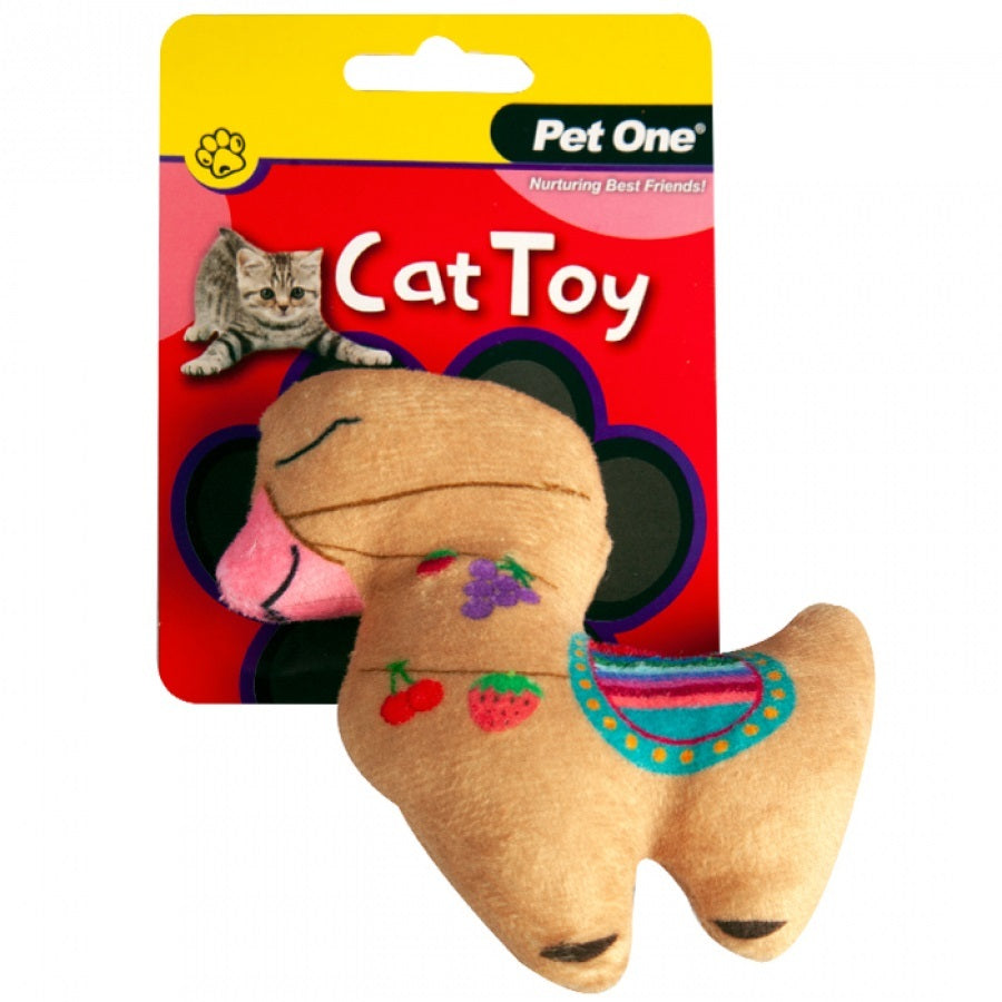 Pet One Cat Toy Plush Llama