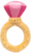 FuzzYard Diamond In The Ruff Ring Valentine's Dog Toy