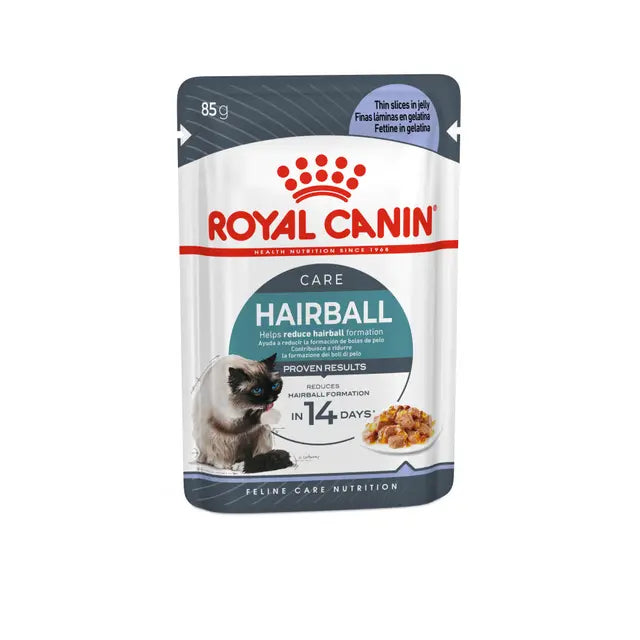 Royal Canin Feline Hairball Care Jelly Pouches Box