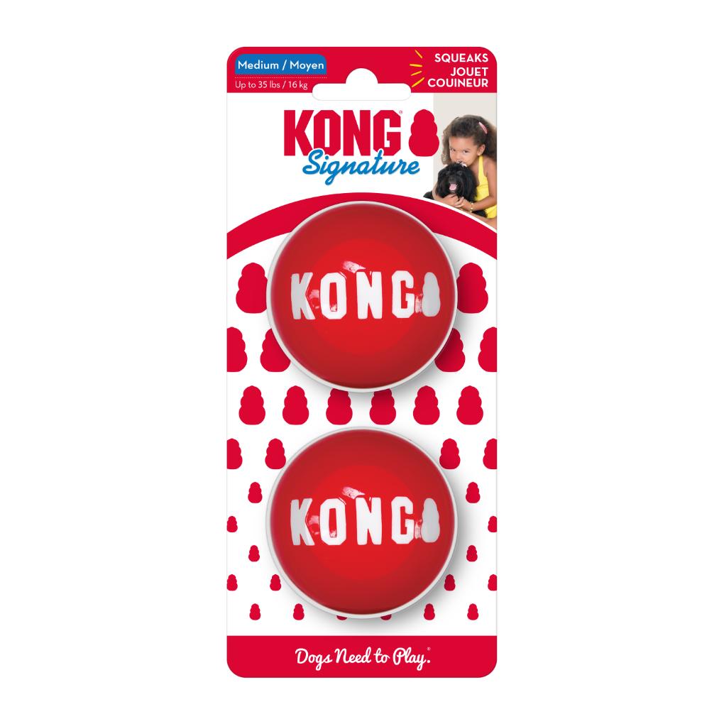 KONG Signature Dog Sport Balls 2pk - RSPCA VIC