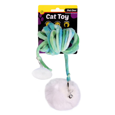 Pet One Cat Toy Hanging String Rope with Ball