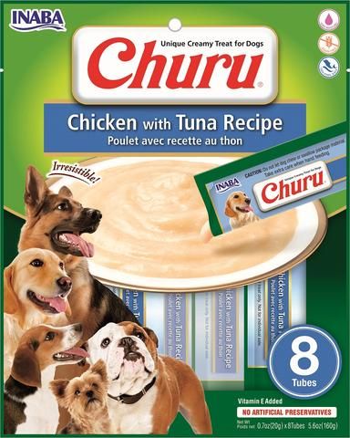 Inaba Churu Puree Chicken with Tuna 4pk