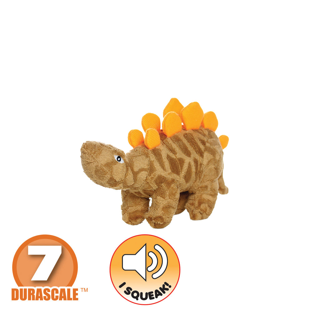 Tuffy Mighty Toy Jr Dinosaur Stegosaurus Dog Toy - RSPCA VIC