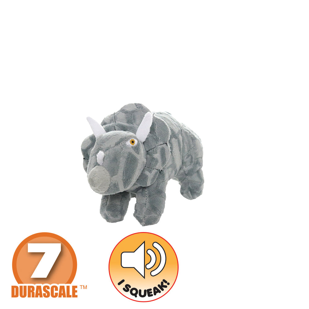 Tuffy Mighty Toy Jr Dinoasaur Triceratops Dog Toy - RSPCA VIC