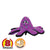 Tuffy Sea Creatures Lil Oscar Octopus Dog Toy - RSPCA VIC