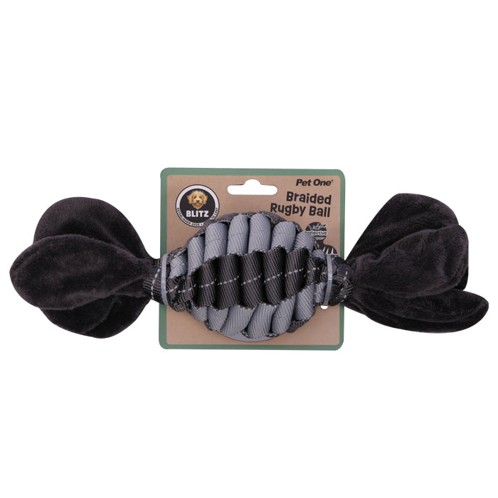 Pet One Blitz Braided Rugby Ball